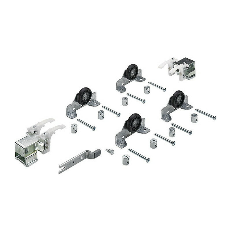 Guarnizione per ante scorrevoli Top Line 1 set completo 2 ante 50kg DIN L /  R Hettich