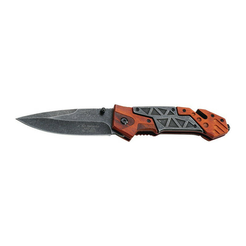 Coltello tramontina manico legno 12pz lama liscia a punta