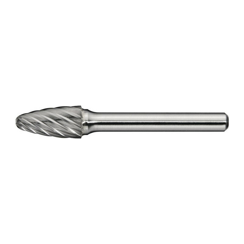 Fresa RBF INOX D.6mm testa-L.18mm gambo-D.6mm HM zincato normale fine PROMAT