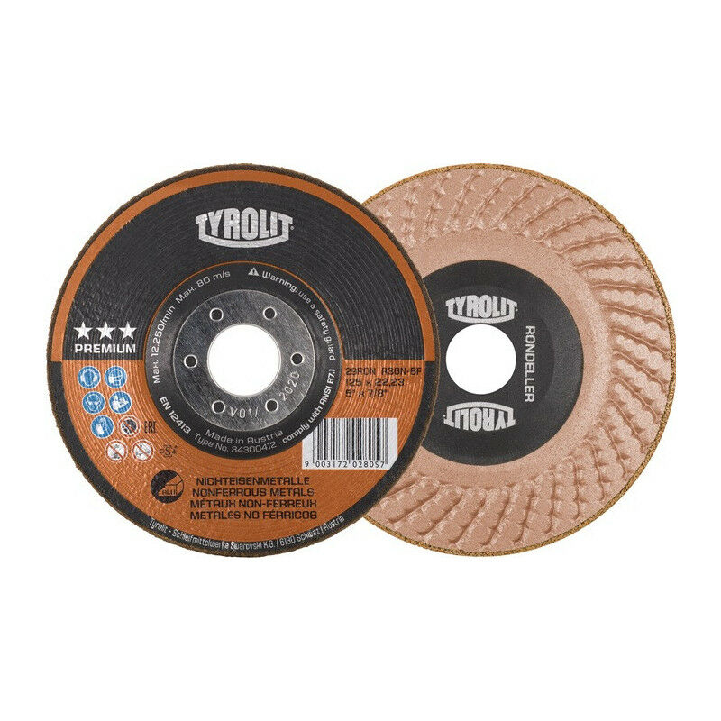 Disco abrasivo per smerigliatrice angolare 100mm mola lucidatura legno  07021