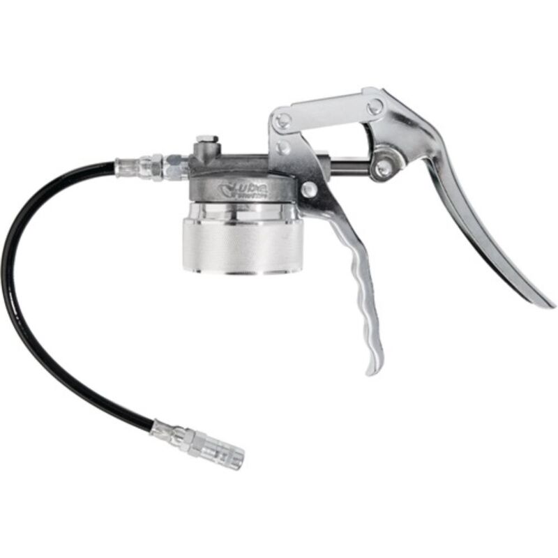 Pistola Ingrassatore Manuale - Con Tubo Flessibile 30 Cm E 9 Accessori - Doppia Impugnatura - 10000 PSI - Foto 8