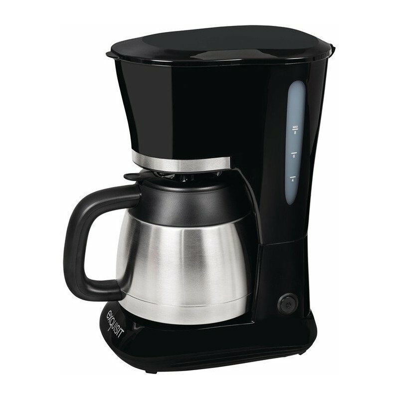 Macchina caffè KA 6501 nero 800 W caraffa termica nera, decoro VA 1l 4-8  tazze