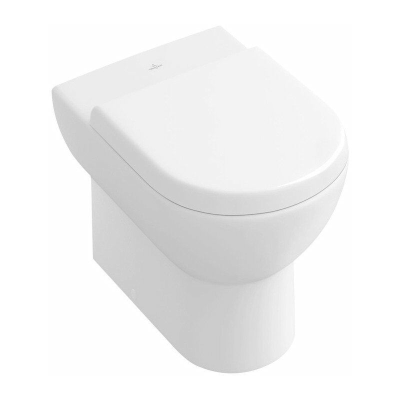 Vaso WC Subway 370 x 560 mm, modello free standing, per installazione  vicino alla parete, scarico