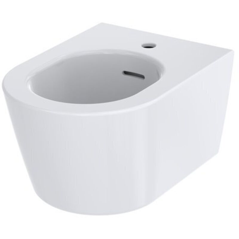 Doporro Lavabo Da Appoggio Rettangolare, Lavabo Bagno Sospeso Con Foro Rubinetto E Troppopieno, Lavandino In Marmo Resina Bianco Lucido 100x42x10cm, Colossum06 - 7