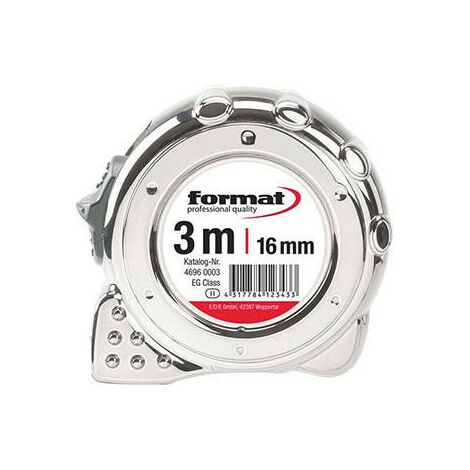 Stabila BM 300 - Metro A Nastro Tascabile 8 M - Scala Su Due Lati, Alloggiamento Infrangibile, Gancio Spikes E Clip Da Cintura - 2