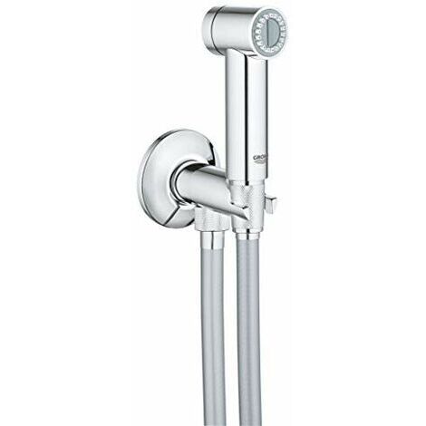 Grohe Sena Trigger Spray 35, set con rubinetto di arresto a 1 getto e doccetta bidet, cromato (26332000)