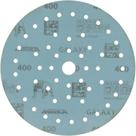 Disco abrasivo adesivo GALAXY Grip Multifit 150mm K.400 f.HO/metallo/lacca/co. (Per 50)