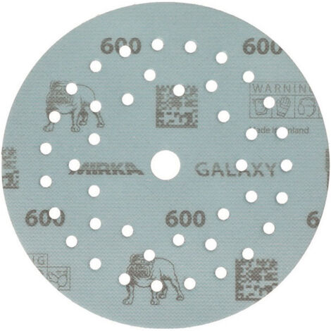 Disco abrasivo adesivo GALAXY Grip Multifit 125mm K.600 f.HO/metallo/lacca/co. (Per 50)
