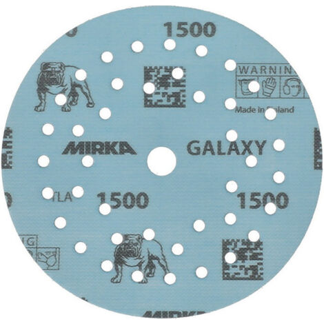 Disco abrasivo adesivo GALAXY Grip Multifit 125mm K.1500 f.HO/metallo/lacca/co. (Per 50)