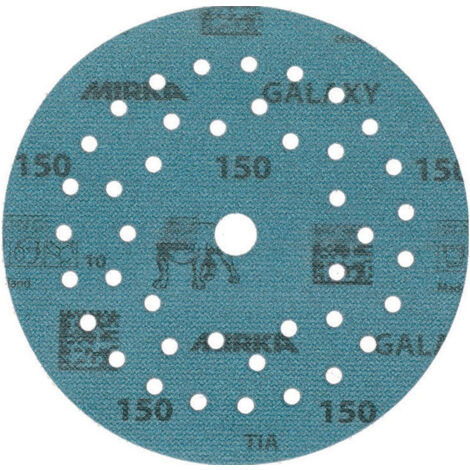 Disco abrasivo adesivo GALAXY Grip Multifit 125mm K.150 f.HO/metallo/lacca/co. (Per 50)