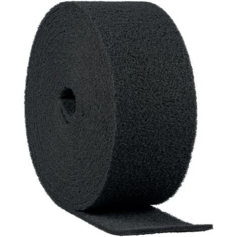 Rouleau de non-tissé abrasif NRO 500 L.10m lar.100mm moyen noir KLINGSPOR