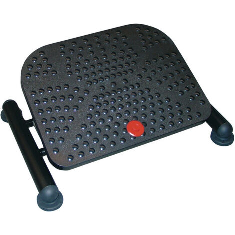 Repose-pieds Basic noir L500xP360xH320mm Réglage en hauteur 110-320mm