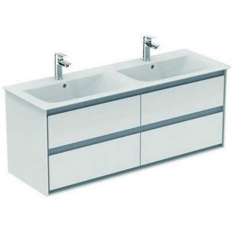 frontale cassetto superiore CONNECT AIR 1300 mm pino e marrone opaco per mobile lavabo doppio IDEAL STANDARD