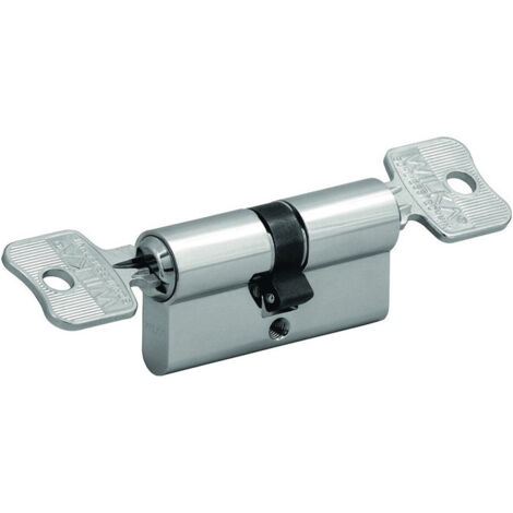 Paire Verrous CAPITAL Bouton 45 Mm Et Cylindre Profilé HG 30x30 Mm 6 Clés 503610 Thirard