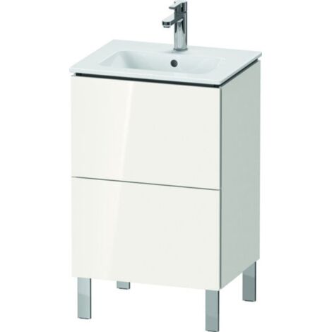 Duravit L-Cube meuble sous-lavabo debout Compact, 2 tiroirs, (1/3)