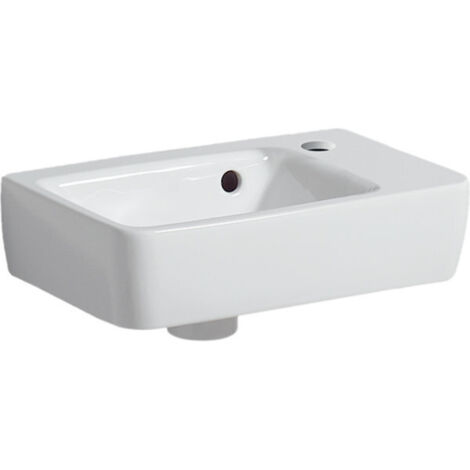 Geberit Renova Plan, lave-mains, saillie réduite, 36x25 cm, 1