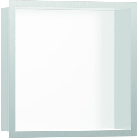hansgrohe XtraStoris Individual Niche murale blanc mat avec cadre (1/5)