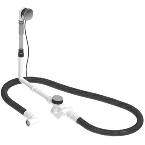 Duravit Accessori - Sistema di scarico e tropopieno per vasca da bagno, bowden, cromo 792208000001000 (1/2)