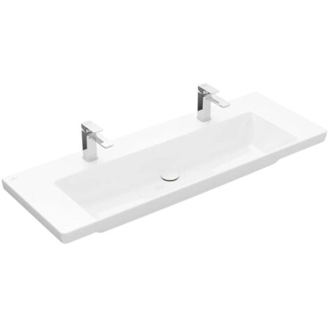 Villeroy & Boch Subway 3.0 lavabo à poser, 2 trous pour (1/3)