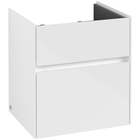 V&B Waschtischunterschrank COLLARO 510x546x414mm Glossy White (1/5)