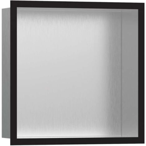 hansgrohe XtraStoris Individual niche murale en acier inoxydable (1/3)