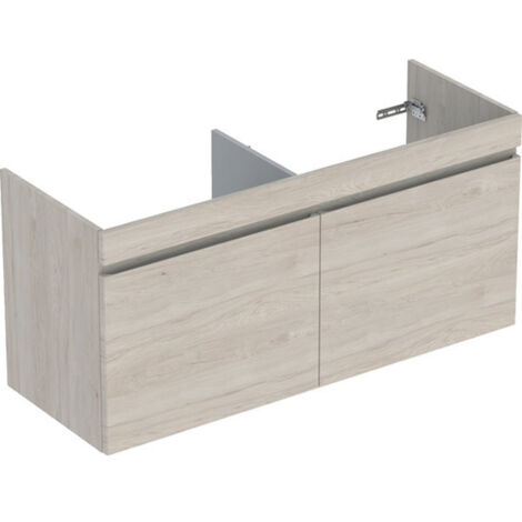 Geberit Renova Plan meuble sous-lavabo double avec 2 tiroirs,