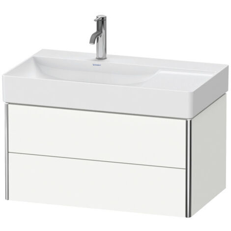 Duravit XSquare meuble sous-lavabo mural 78,4x46,0 cm, 2 tiroirs, (1/4)