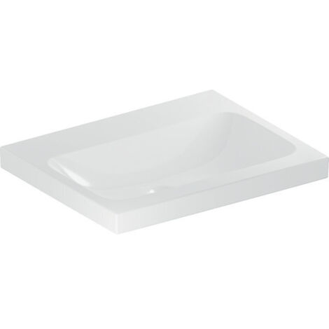 Geberit Waschtisch iCon Light o HL ohne Überlauf 600x480mm weiß KT (1/3)