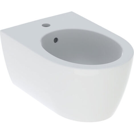 Geberit iCon bidet mural avec trop-plein, forme fermée, blanc,