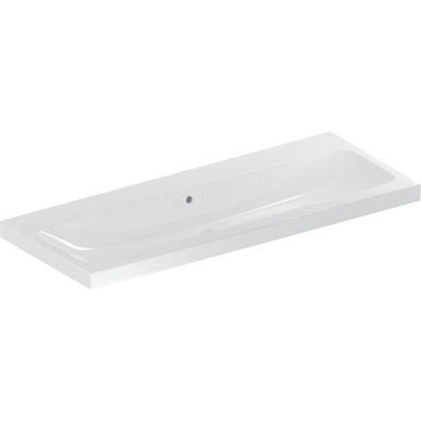 Geberit Waschtisch iCon Light 1200x480mm o Hahnloch mit Überlauf weiß (1/3)