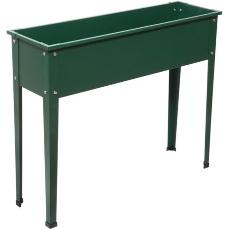 Metall-Hochbeet Gr. 2 grün matt 100 x 30 x 80 cm STRECKE
