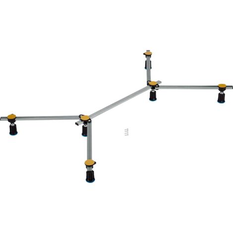 Piedino per doccia Piede Ferroplast D6 Mini XL Gamma di regolazione dell'altezza 87-115 mm 000146004