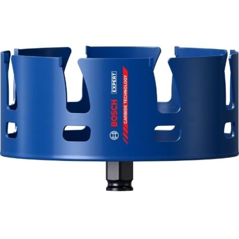 Bosch Professional 1x Sega de corona Expert Materiale da costruzione (per legno dolce, Ø 159 mm, accessori trapano a percussione rotante de)