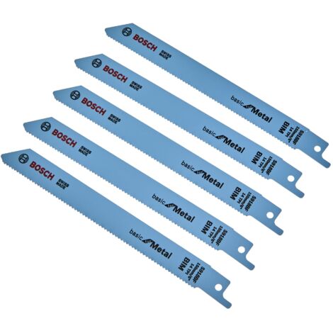 Bosch Accessories 2608651781 Lama per sega universale S 918 BF - Basic for Metal 5 pz.