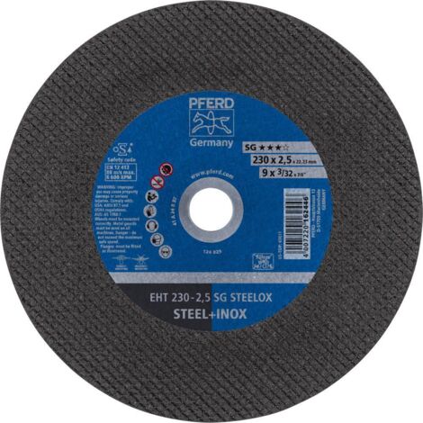 Taglio Disco Sg-Elastic-Inox Per La Lavorazione Di Acciaio Inox, Ø X Spessore. : 230 X 2,5 Mm, Giusto Modello, La Velocità Massima. 6600 Giri / Min