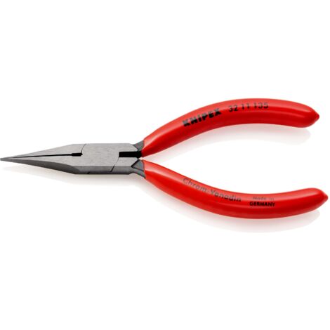 KNIPEX 32 11 135 Pinza per elettronica rivestiti in resina sintetica atramentata nera 135 mm
