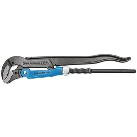 Angolo Tubo Strappo Ganasce S, Per Tubi Ø 1 Pollice Gedore Lunga. 320 Mm, Gedore Serraggio Capacità 48 Millimetri
