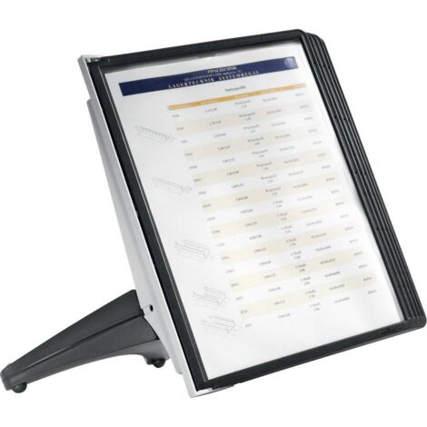 Durable Piedistallo per pannello espositivo SHERPA SOHO 5 - 5540 Nero DIN A4 Numero di display inclusi 5 (1/5)