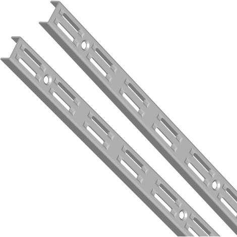 Element System 10001-00014 Guide da Parete, Bianco, Alluminio, 100 cm
