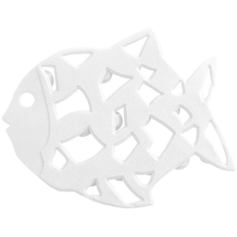 Antiscivolo -Sticker Fisch6-Er Set, Bianco