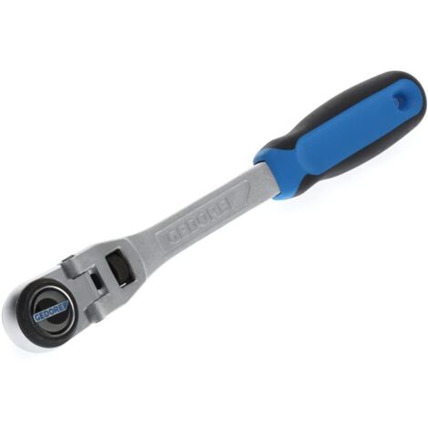 Gedore Reversibile Cricchetto Articolato 3093 Gu-3 Din3120, 3/8 "Quadrati, 1 Piece 6.237.170 (1/4)