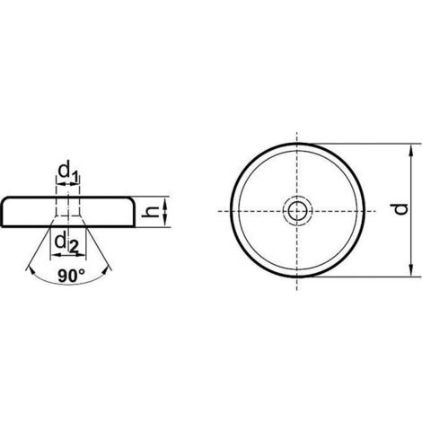 Magnete Al Neodimio Anello 29x14x16 Mm – Foro Centrale – Rivestimento NiCuNi – Super Potente - 2