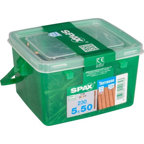 Lotto In Acciaio Inox 230 Viti Terrazza Stelle Spax, Diam.5 Mm X Mm L.50 (1/4)