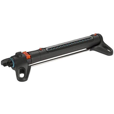 Gardena 01.973-20 Comfort - 250/2 Oscillante Sprinkler Aquazoom Grigio / Arancione Di Plastica 30 X 20 X 20 Cm
