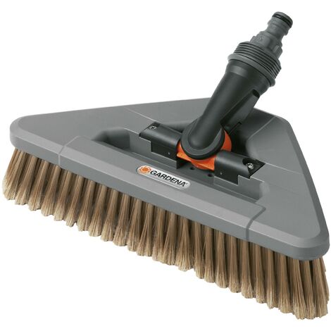 GARDENA Spazzolone triangolare snodato setole morbide per CleanSystem (5560-20)