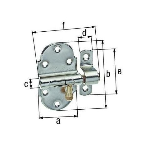 Catenaccio, Galvanizzato Pol.40 Mm