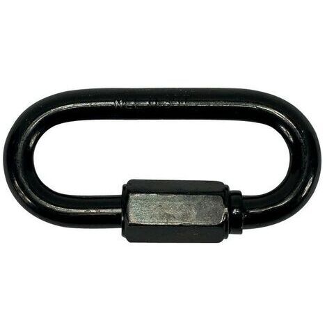 Moschettone Filettato Zincato 10,0 Millimetri Nero (A 25) (1/3)