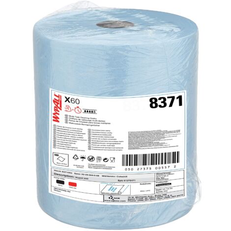 Tovagliolo Di Carta Wypall X60 Hellbleu 31X38Cm 500 Bl.