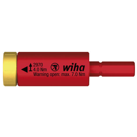 Wiha Adattatore dinamometrico easyTorque electric per supporti slimBit e slimVario® in blister 4.0 Nm (41345)