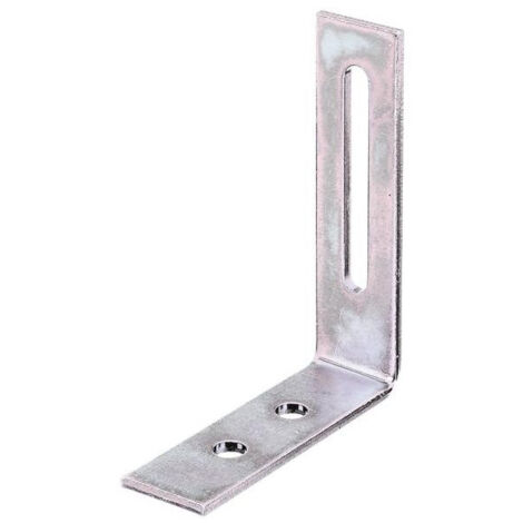 Square L.65x80mm Lar.20mm S.2.5mm in acciaio galv.brut.verz.d.pass.gah (di 25)